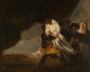 Der gehängte Mönch von Francisco Jose de Goya y Lucientes