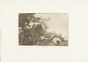 Sie stimmen nicht überein, Platte 17 aus Die Schrecken des Krieges von Francisco Jose de Goya y Lucientes