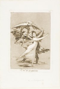 Du wirst nicht entkommen, Tafel 72 aus Los Caprichos von Francisco Jose de Goya y Lucientes