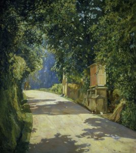 Der Hórreo und der Wagen – 1944 – 100x90 cm