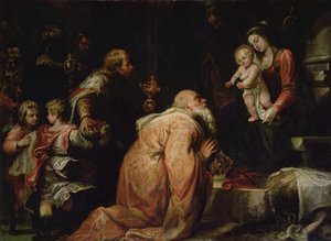 Die Anbetung der Könige von Francisco Rizi