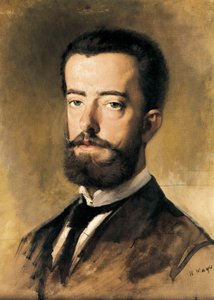 Porträt von Amadeo I. von Savoyen (1845-1890), König von Spanien von Francisco Sans y Cabot