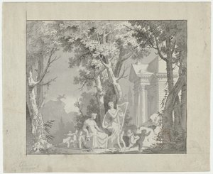 Klassische Szene, 1775-1800 von Francisco Vieira