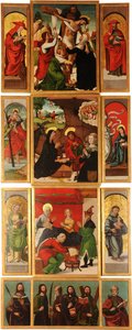 Altarbild der Heiligen Anna und des Erzengels Michael, linkes Panel