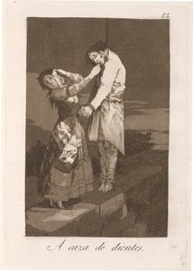 Auf der Jagd nach Zähnen von Francisco de Goya