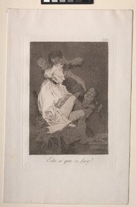 Caprichos: Das ist sicherlich lesen können von Francisco de Goya