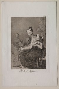 Caprichos: Sie spinnen fein von Francisco de Goya