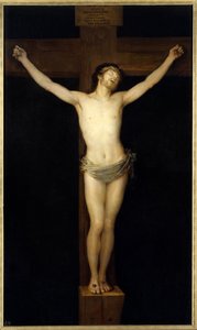 Christus am Kreuz. Gemälde von Francisco de Goya (1746-1828) 19. Jahrhundert. Madrid, Prado-Museum