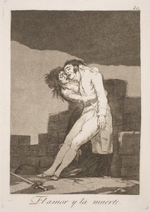 Der Tod und die Liebe von Francisco de Goya