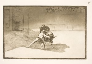 Der berühmte Martincho platziert die Banderillas, täuscht den Stier mit seinen Körperbewegungen