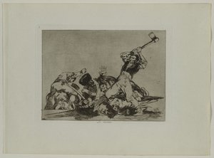 Desastres de la Guerra: Pl., 3, Dasselbe, 1810-1813 von Francisco de Goya