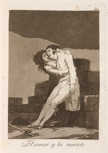 El amor y la muerte (Liebe und Tod) von Francisco de Goya