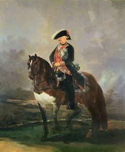 Reiterporträt von König Carlos IV, 1800-1801