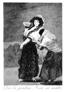 Gott vergebe ihr, und es war ihre Mutter, 1799 von Francisco de Goya