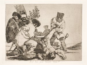 Kann man mehr tun? (33) von Francisco de Goya