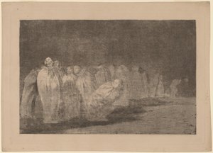 Die Männer in Säcken von Francisco de Goya