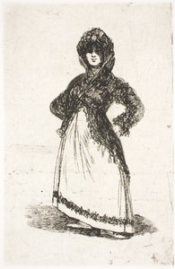 Maja, stehend von Francisco de Goya