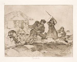 Pöbel (28) von Francisco de Goya