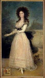 Ganzkörperporträt von Dona Tadea Arias de Enriquez