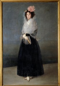 Porträt der Gräfin Del Carpio, Marquise von Solana (1757-1795) von Francisco de Goya
