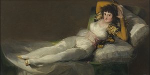 Die bekleidete Maja, um 1800