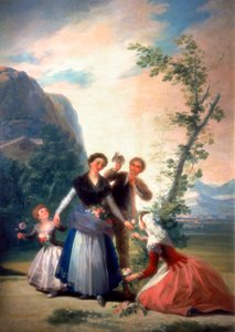 Die Floristen oder Frühling, 1786 von Francisco de Goya