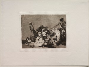 Die Schrecken des Krieges: Und sie sind wie wilde Tiere von Francisco de Goya