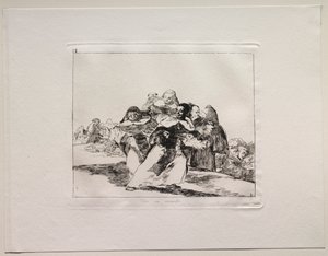 Die Schrecken des Krieges: Alles ist auf den Kopf gestellt von Francisco de Goya