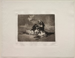 Die Schrecken des Krieges: Was nützt eine Tasse von Francisco de Goya
