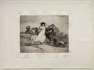 Die Schrecken des Krieges: Was ist das für ein Tumult? von Francisco de Goya