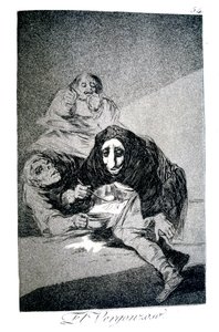 Der Schamhafte, 1799 von Francisco de Goya
