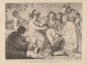 Bacchus von Francisco de Goya after Diego Velázquez