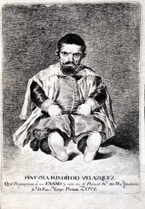 Der Zwerg, Sebastián de Morra, am Hof von Felipe IV von Francisco de Goya
