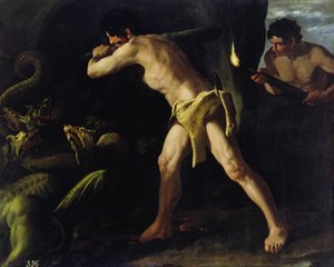 Herkules kämpft mit der lernäischen Hydra, ca. 1634