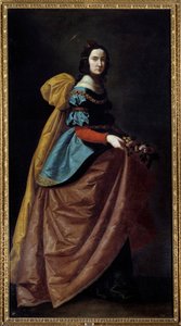 Darstellung der Heiligen Elisabeth von Portugal von Francisco de Zurbaran