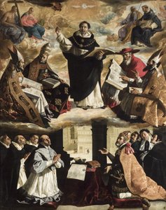 Die Apotheose des Heiligen Thomas von Aquin, ca. 1631 von Francisco de Zurbaran
