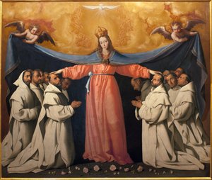 Die Jungfrau von Las Cuevas von Francisco de Zurbaran