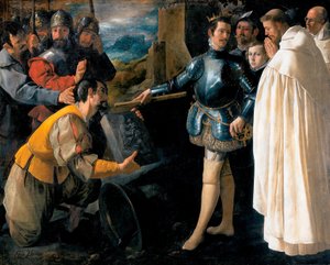 Der heilige Peter Nolasco findet das Bild der Jungfrau von Francisco de Zurbaran