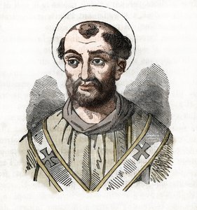 Antike: Darstellung von Papst Fabian aus 