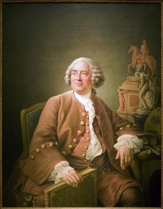 Porträt von Edme Bouchardon (1698-1762), französischer Bildhauer von Francois Hubert Drouais