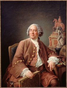 Porträt des Bildhauers Edme Bouchardon (1698-1762), ca. 1758 von Francois Hubert Drouais