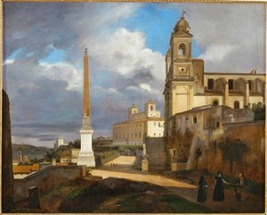 Die Trinità dei Monti und die Villa Medici in Rom