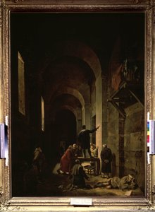 Der Maler Jacques Stella im Gefängnis von Francois Marius Granet
