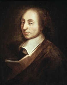 Porträt von Blaise Pascal - Gemälde von François Quesnel von Francois (after) Quesnel