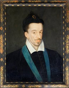 Porträt des französischen Königs Heinrich III. (1551-1589), ca. 1582-86 von Francois (attr.to) Quesnel