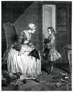 Die Gouvernante, 1739 von Francois Bernard Lepicie