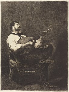 Gitarrenspieler von François Bonvin