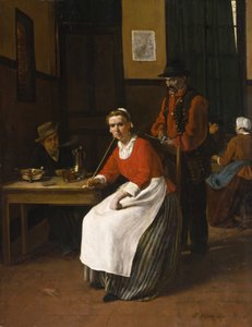 Innenraum einer Taverne von François Bonvin