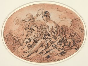 Allegorie der Musik von Francois Boucher