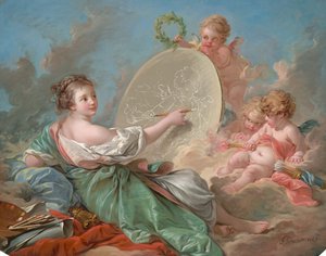Allegorie der Malerei von François Boucher